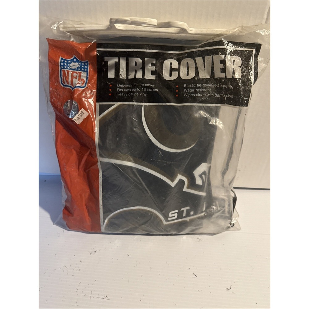 NEW! NFL St.‎ Louis Rams Fits Rims Up 16" Tire Cover Vintage Brand New
